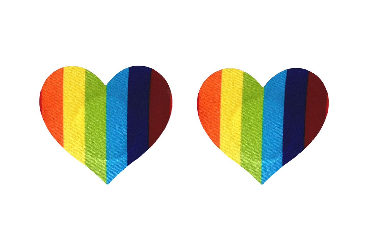 Rainbow Heart Pasties