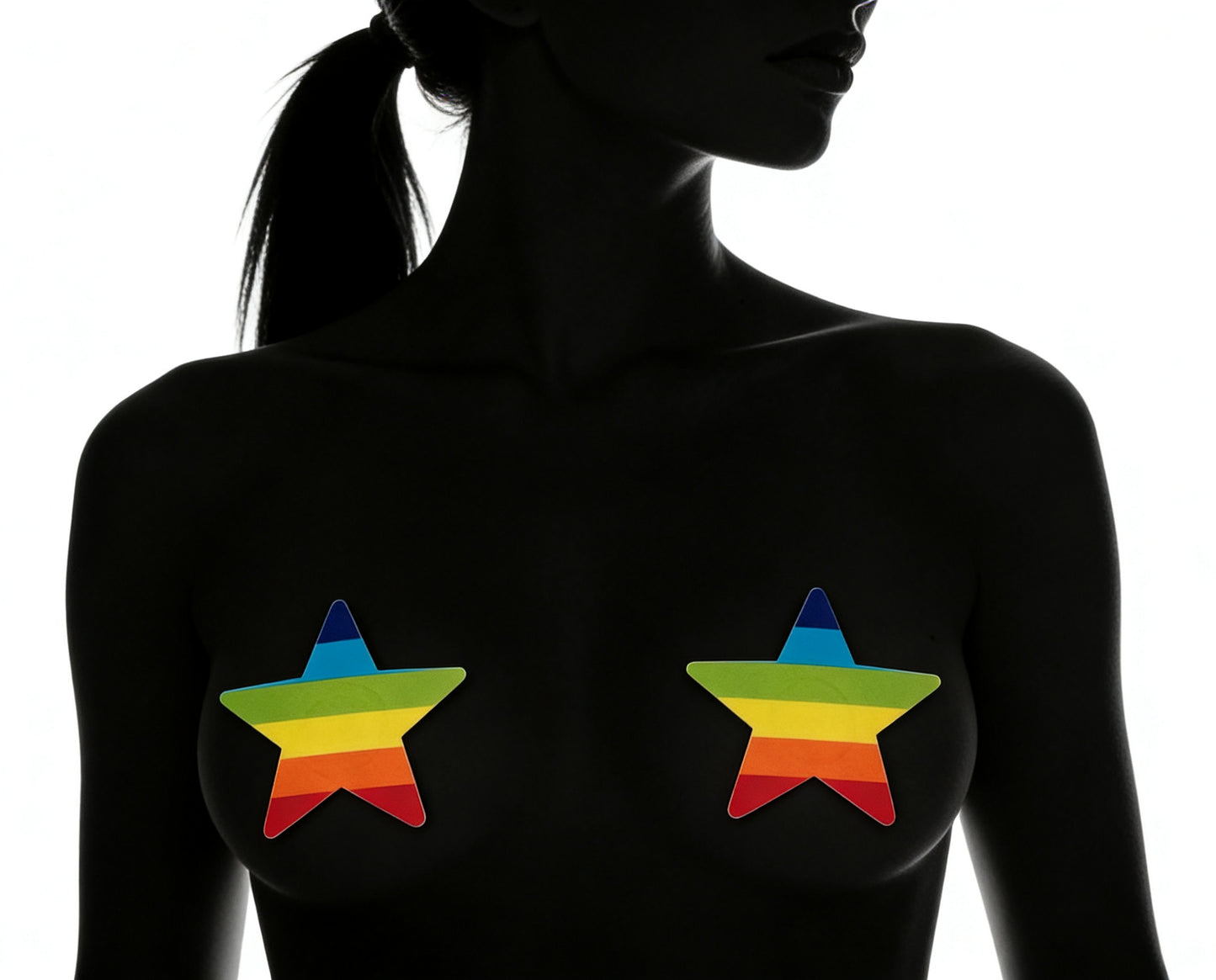 Rainbow Pride Star Pasties
