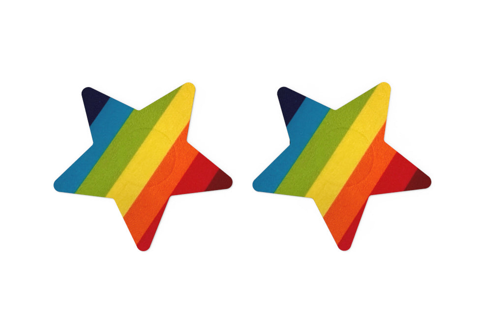 Rainbow Star Pasties