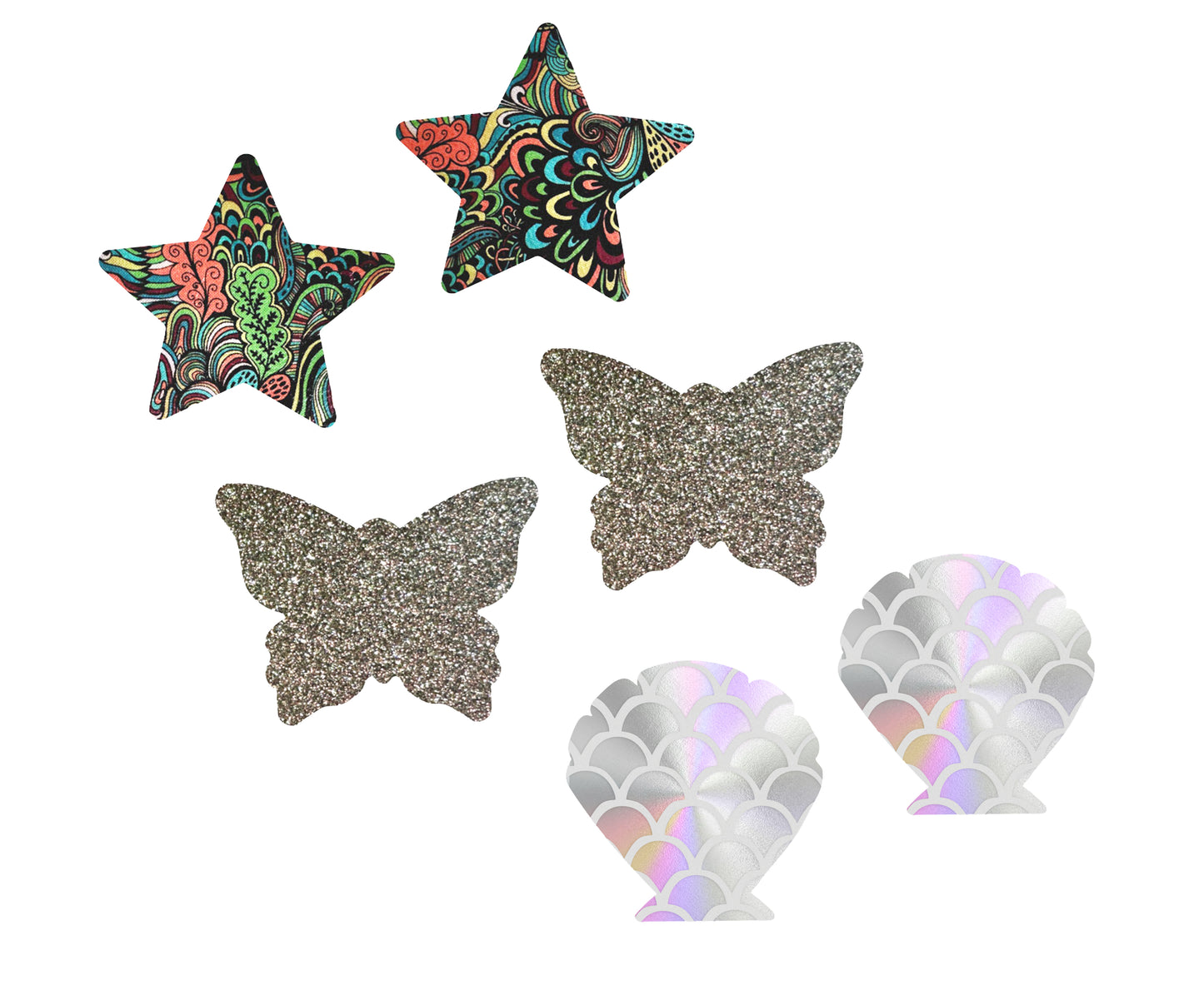 Festival Pasties Pack - 3 Pairs