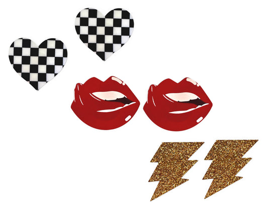 Rock Star Pasties Pack - 3 Pairs